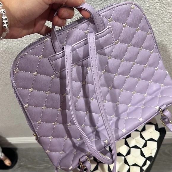 Lilac Betsey Johnson Backpack - Picture 4 of 4